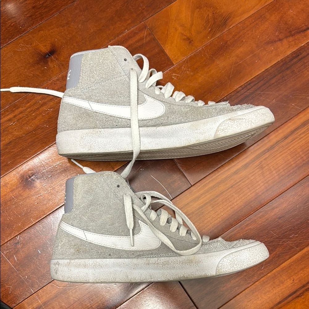 Nike grey suede blazers